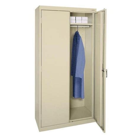 heavy duty steel wardrobe cabinet|metal cabinet for hanging clothes.